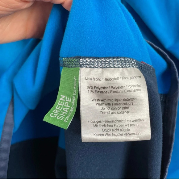 Vaude Mens Pullover Lightweight Jacket Top Blue Size L Athletic Outdoor Wear - Picture 4 of 10